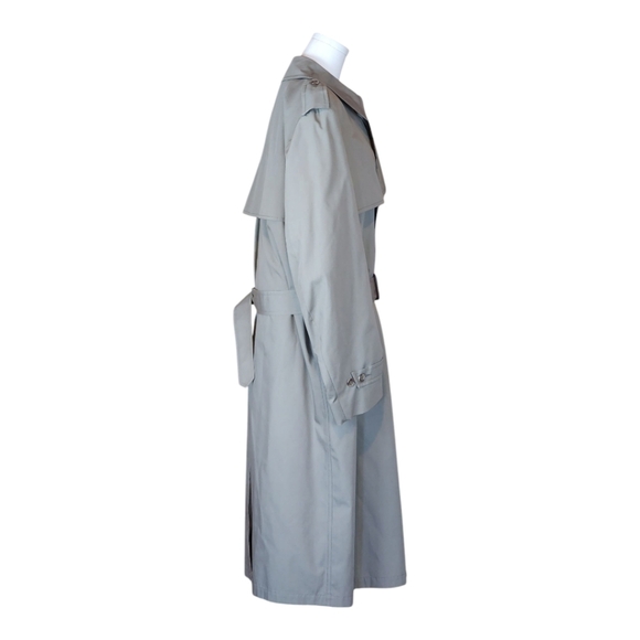 London Fog Men's Trench Coat Vintage 44L Thinsulate Liner Made in USA Like New - Picture 3 of 9